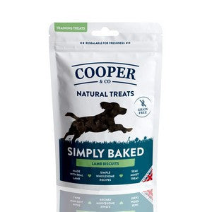 Cooper & Co Natural Treats Lamb Biscuits 100g x 6