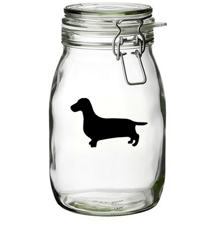 dog breed treat jars 1.5lt